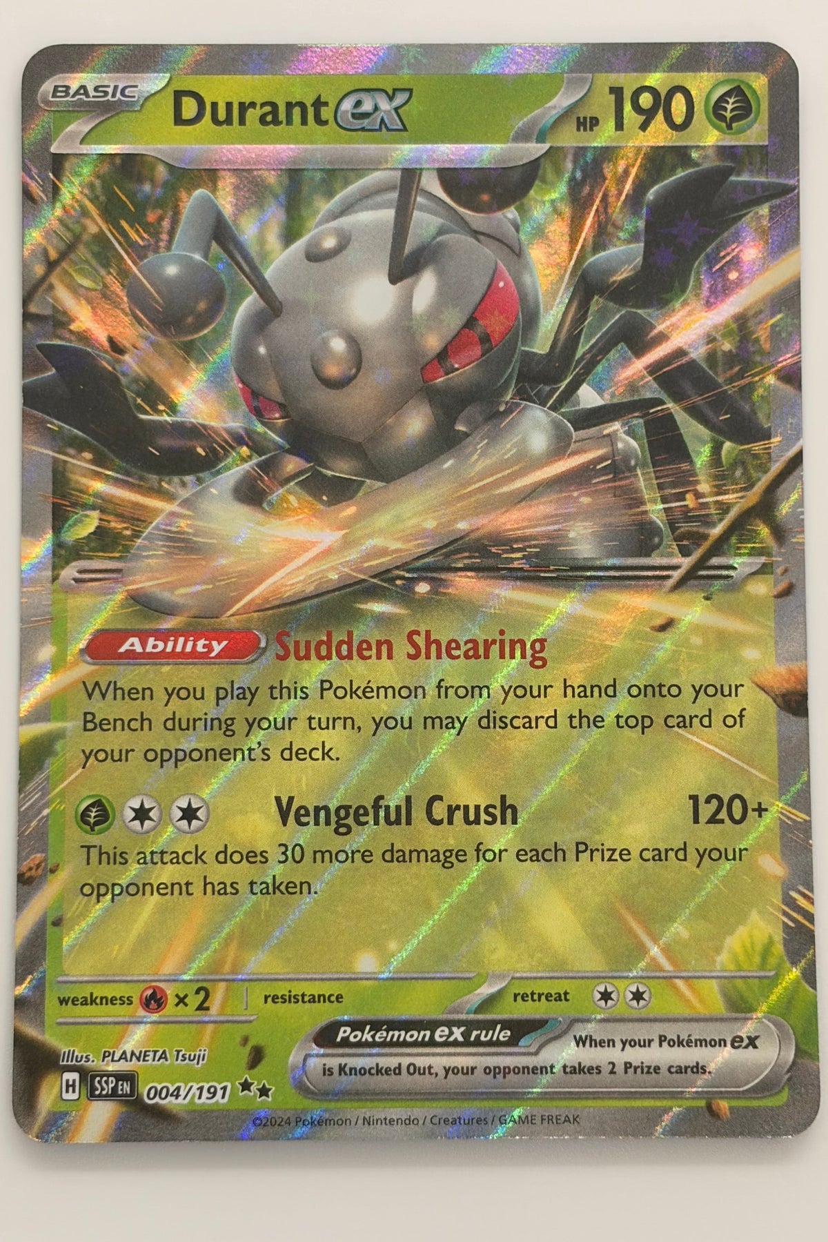 004/191 Durant ex - Double Rare