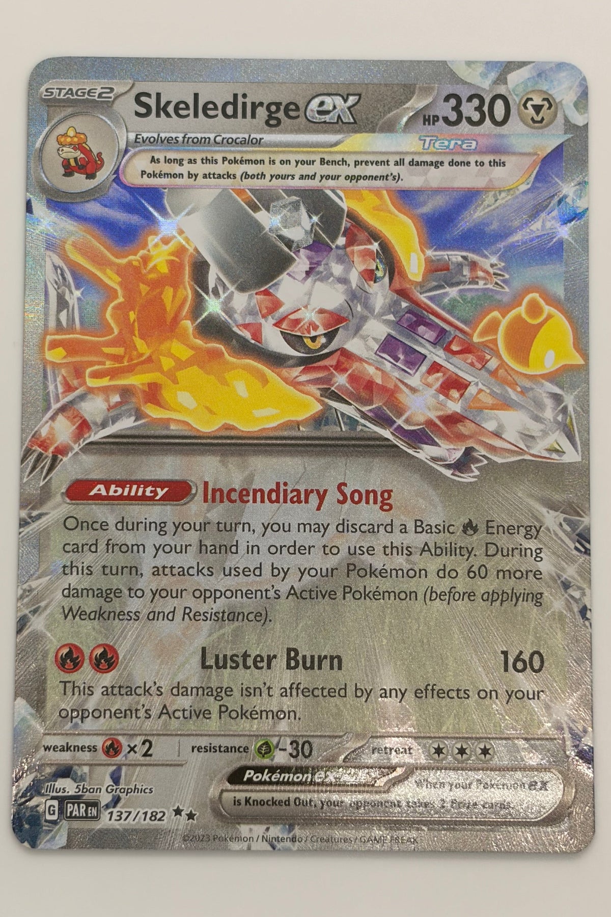 137/182 Skeledirge ex - Double Rare