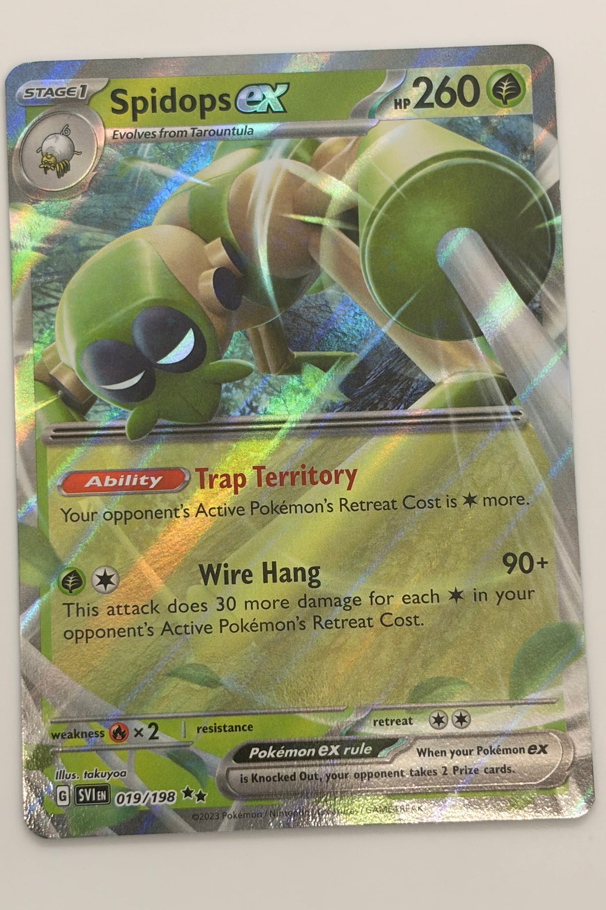 019/198 Spidops ex - Double Rare