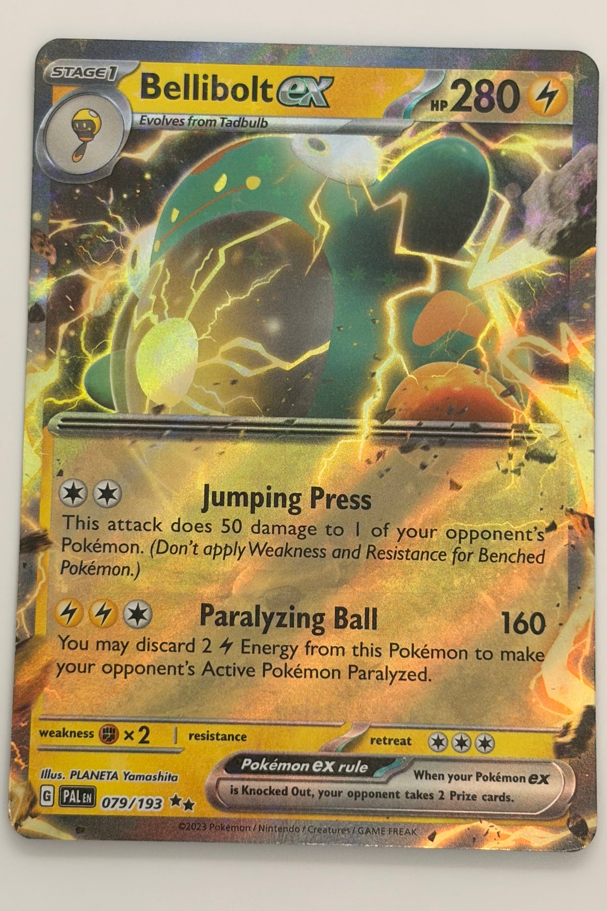 079/193 Bellibolt ex - Double Rare