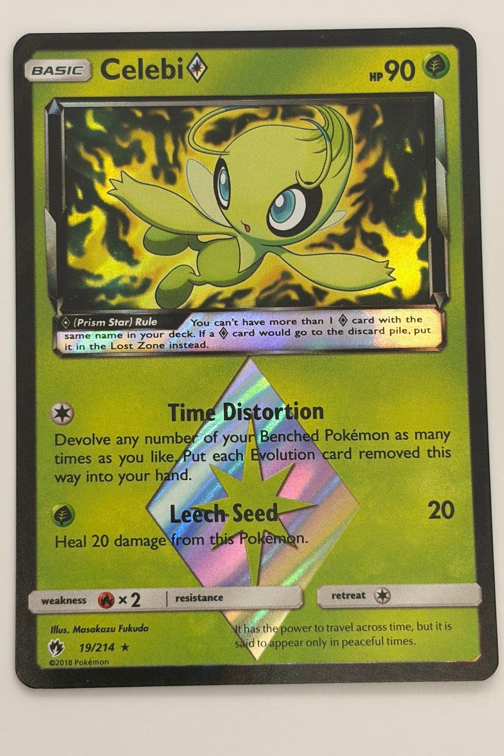 019 / 214 Celebi Prism Star-Holo Rare LP