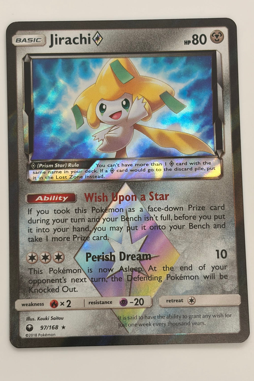 097 / 168 Jirachi Prism Star - Holo Rare
