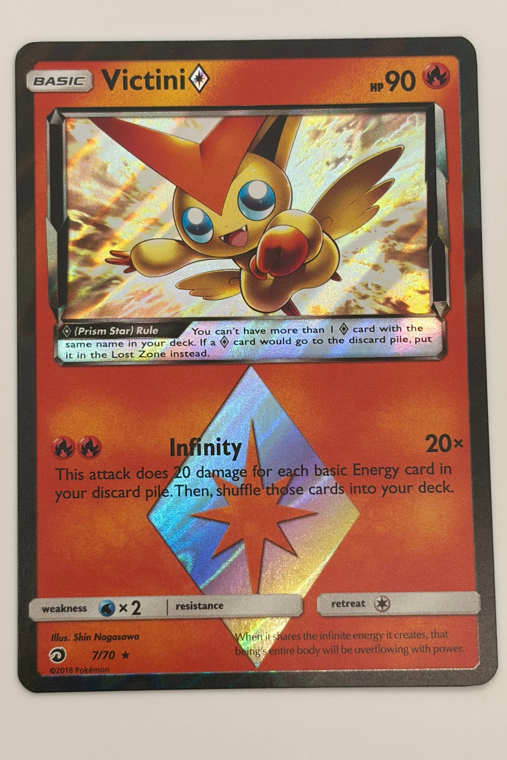 07 / 70 Victini Prism Star-Holo Rare