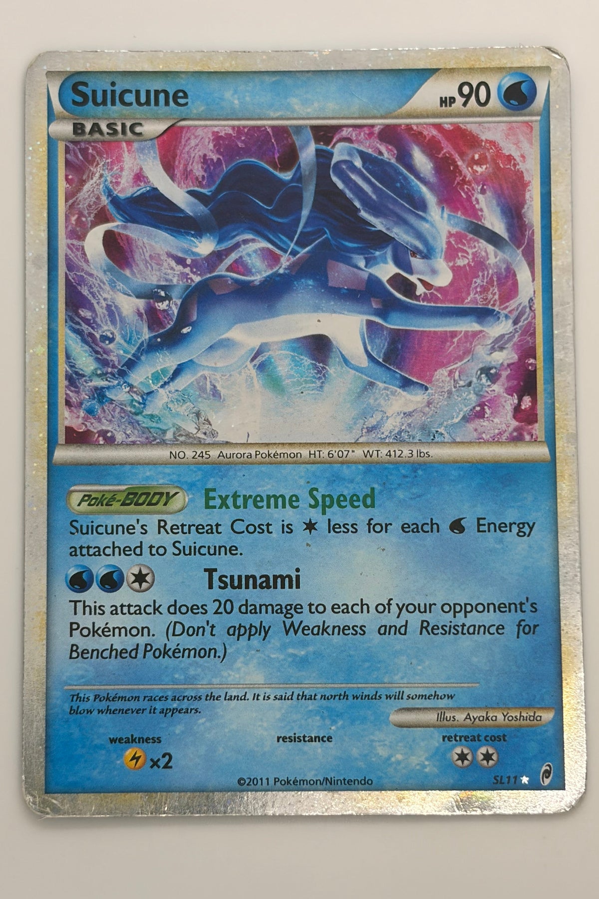 Suicune SL11 -  Call of Legends - Holo HP