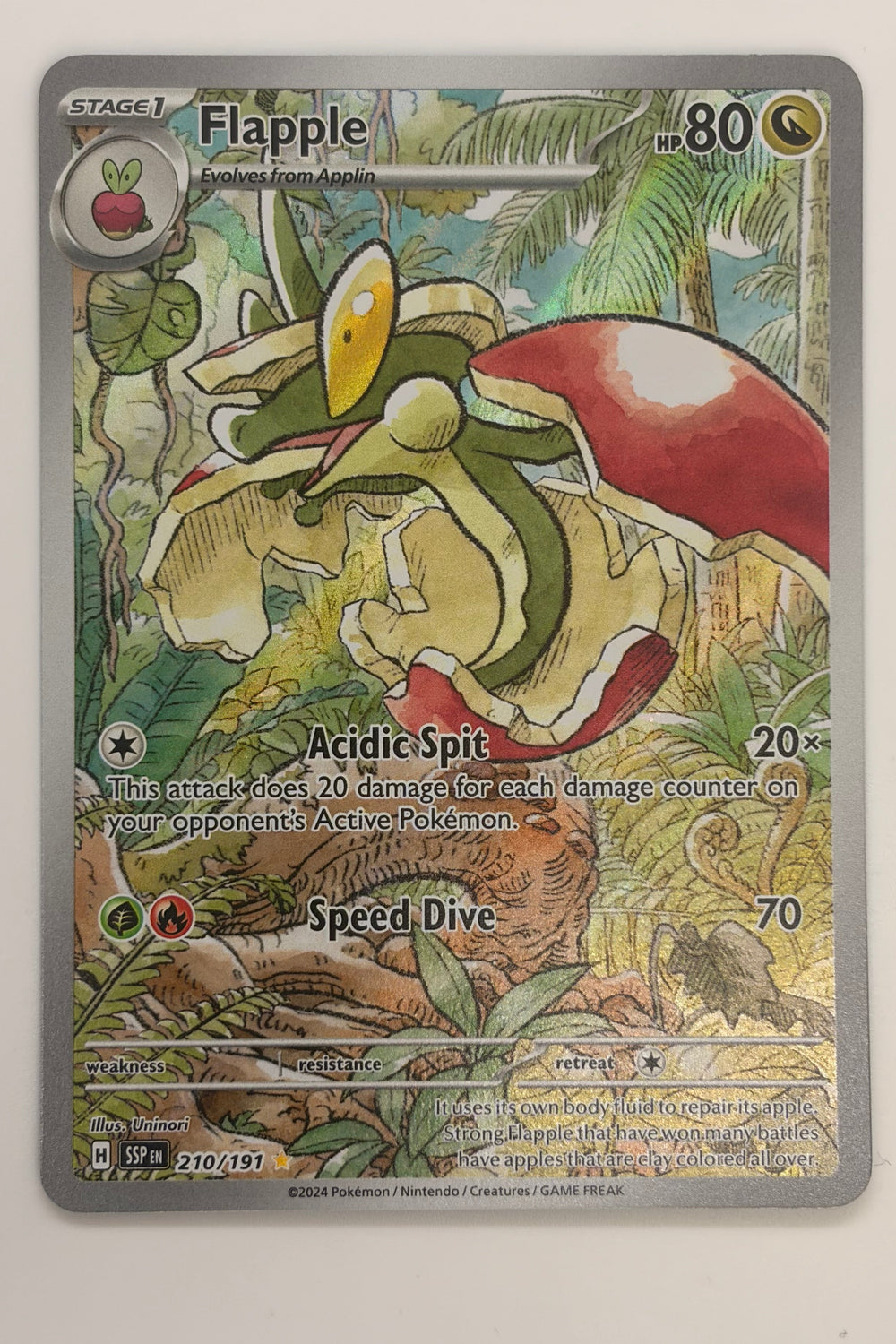 210/191 Flapple - Illustration Rare