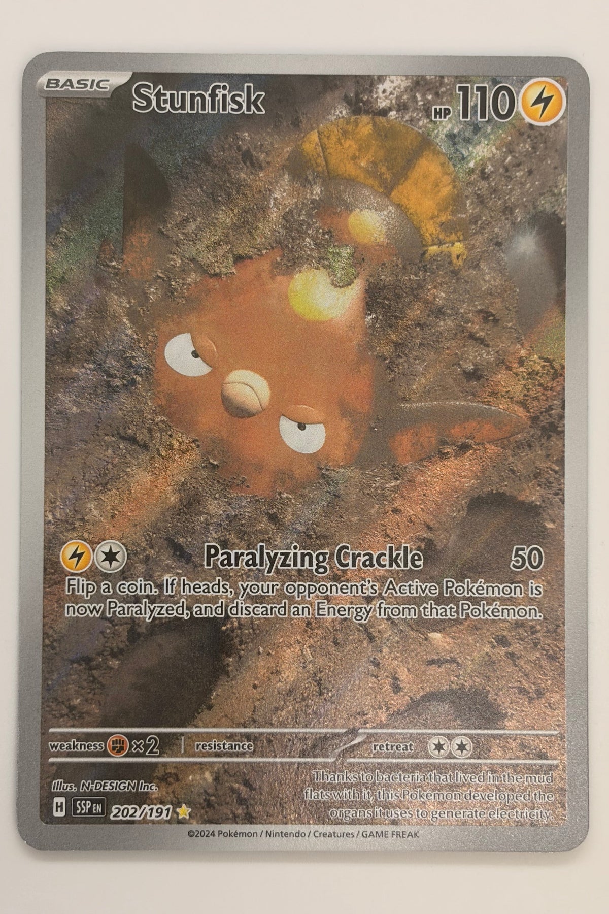 202/191 Stunfisk - Illustration Rare