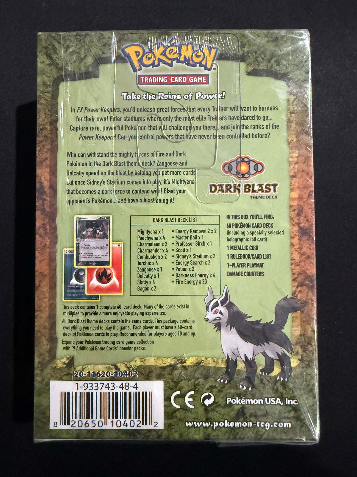Pokemon - TCG - Ex Power Keepers Theme Deck - Dark Blast