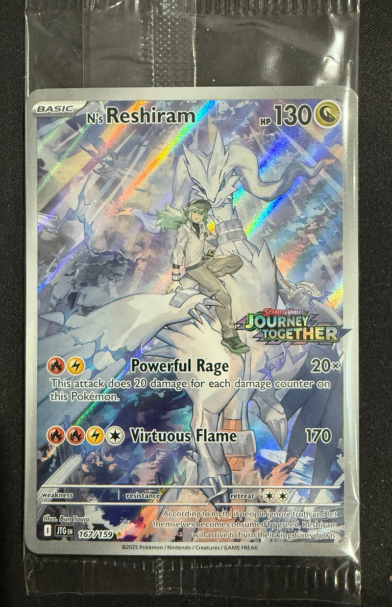 167/159 N's Reshiram - (Journey Together Stamped) - Promo