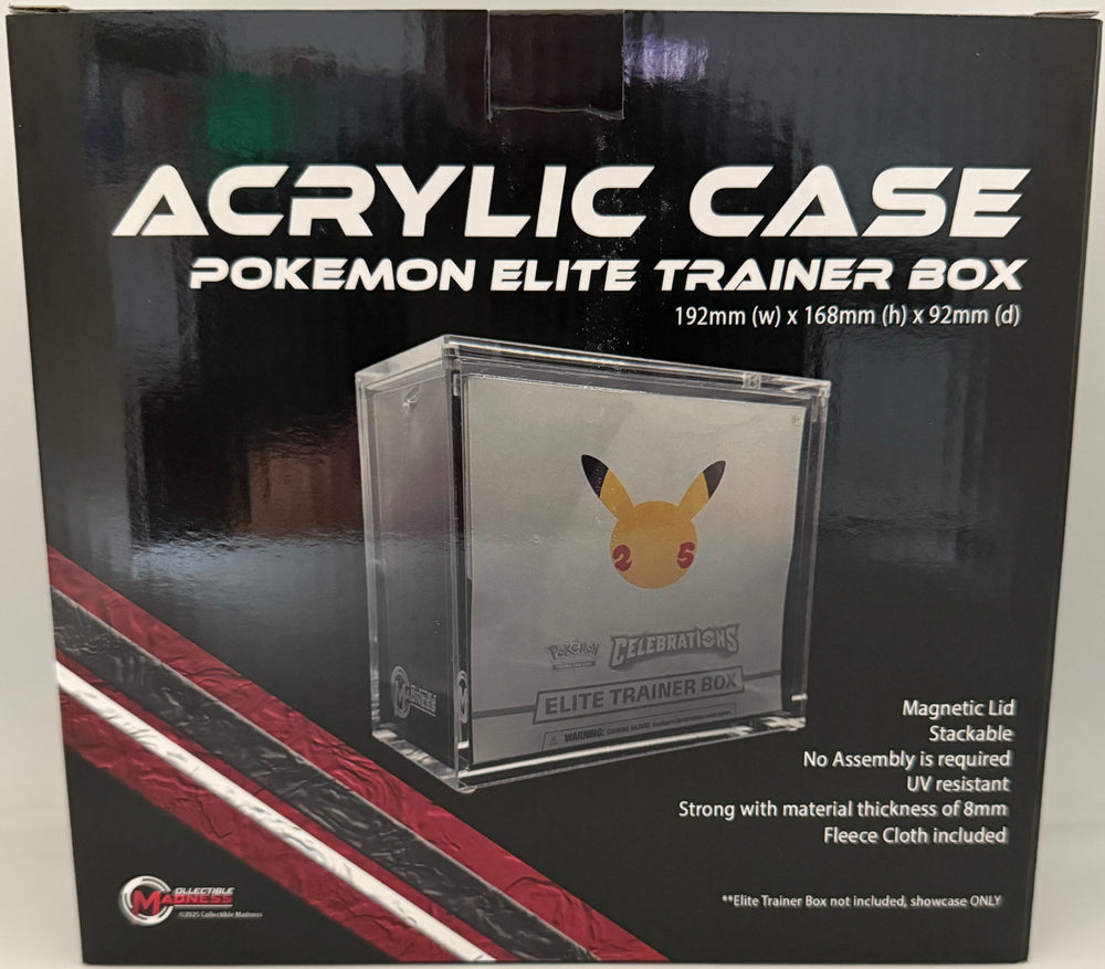 MADGuard Elite Trainer Box Acrylic Case | Magnetic Lid & Stackable
