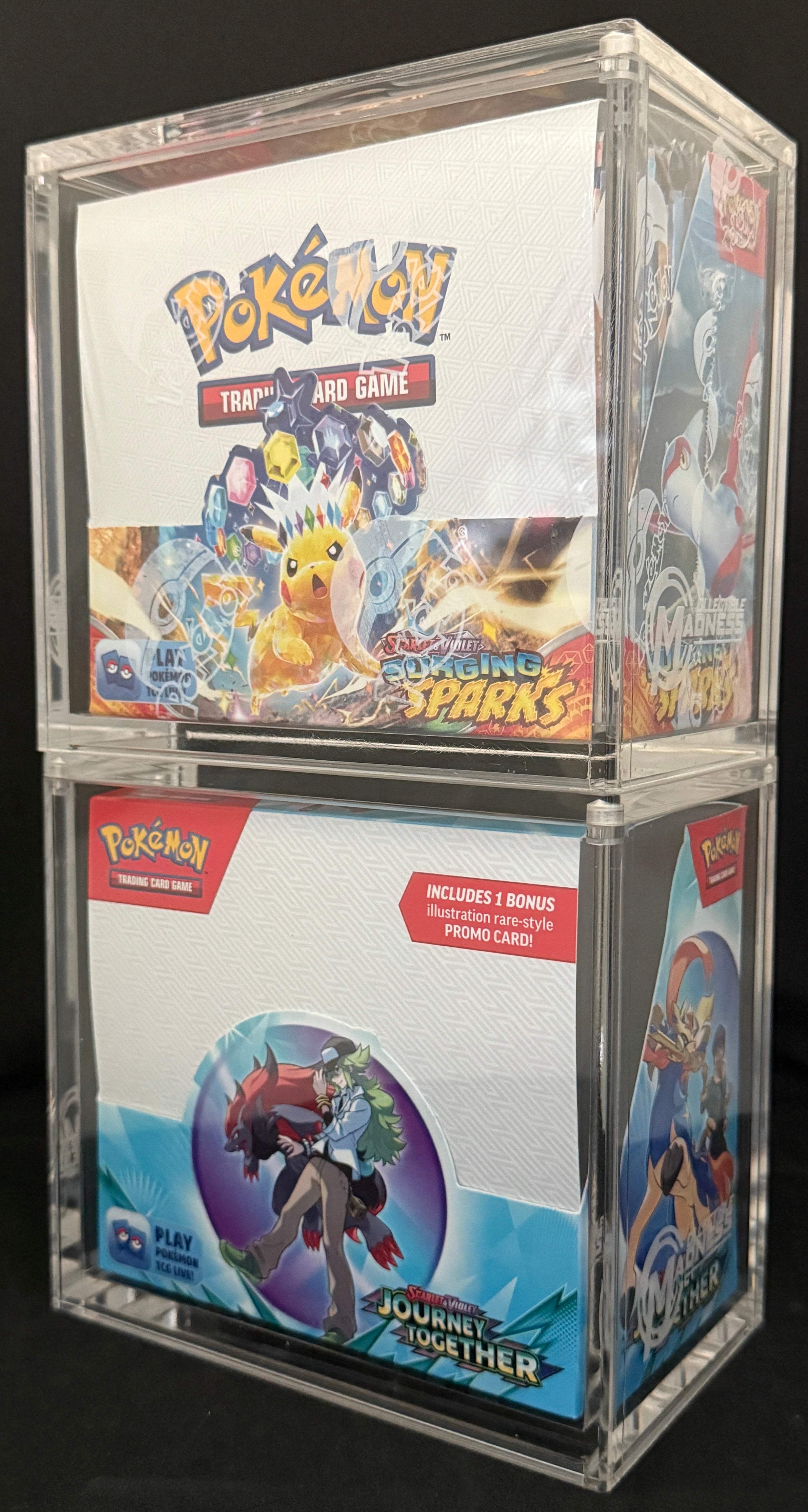 Acrylic Storage and Protection Case - Booster Box | Magnetic Lid | Stackable
