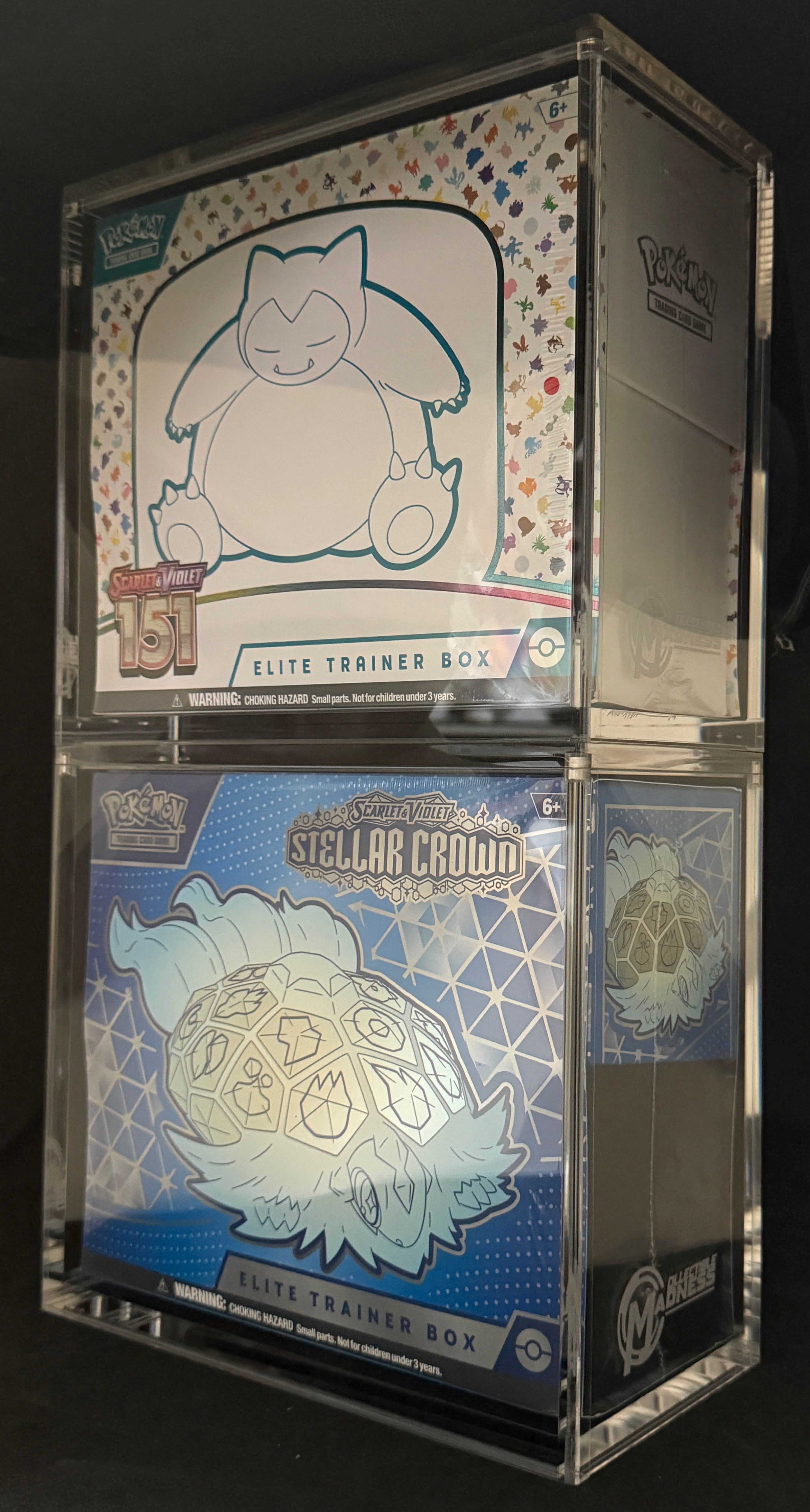 Acrylic Storage and Protection Case - Elite Trainer Box | Magnetic Lid | Stackable