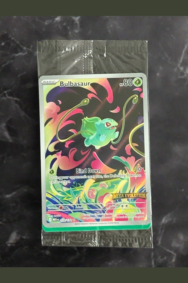 133/132 Bulbasaur - (Mega Evolution Stamped) - Promo