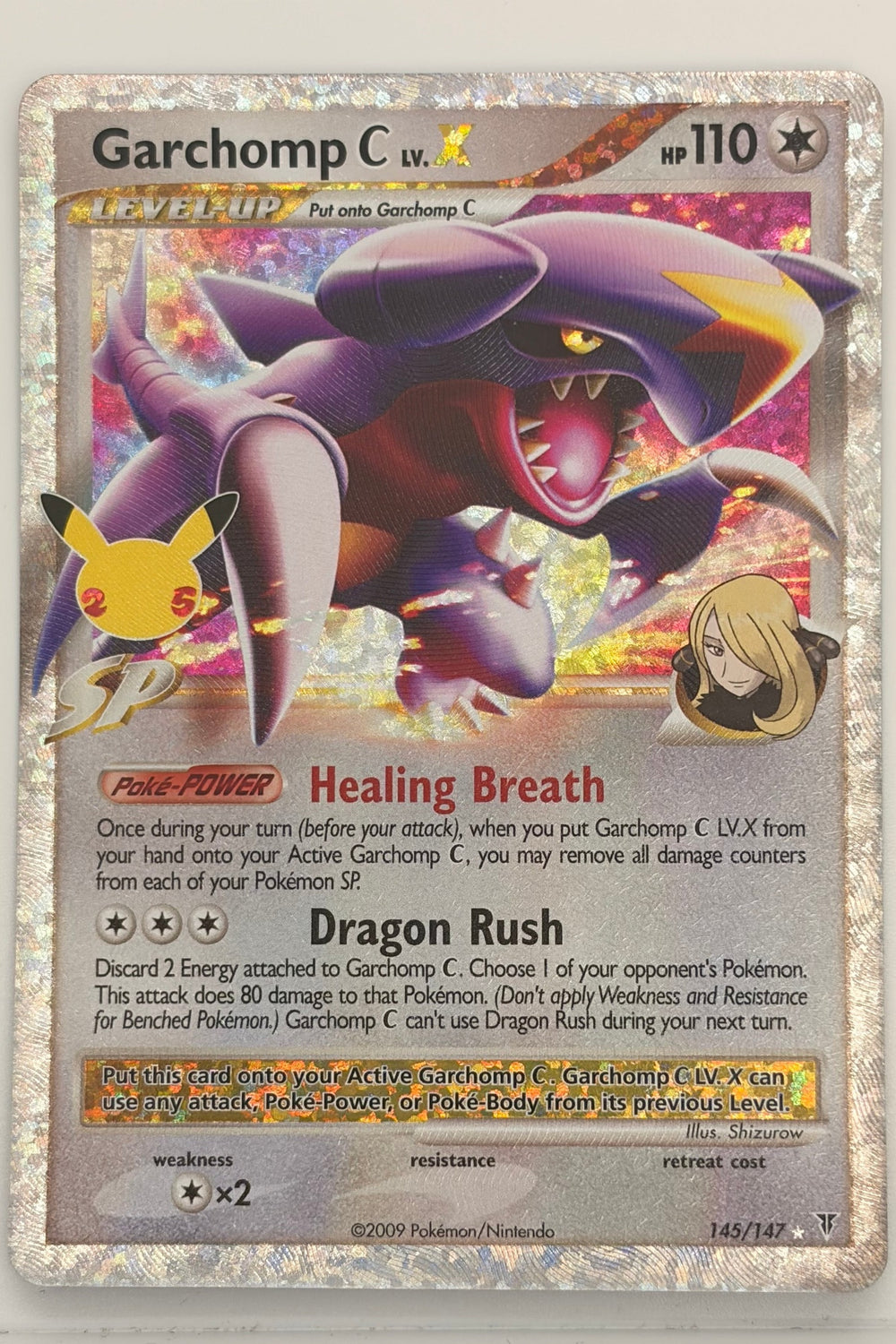 145/147 Garchomp C LV.X - Rare Holo