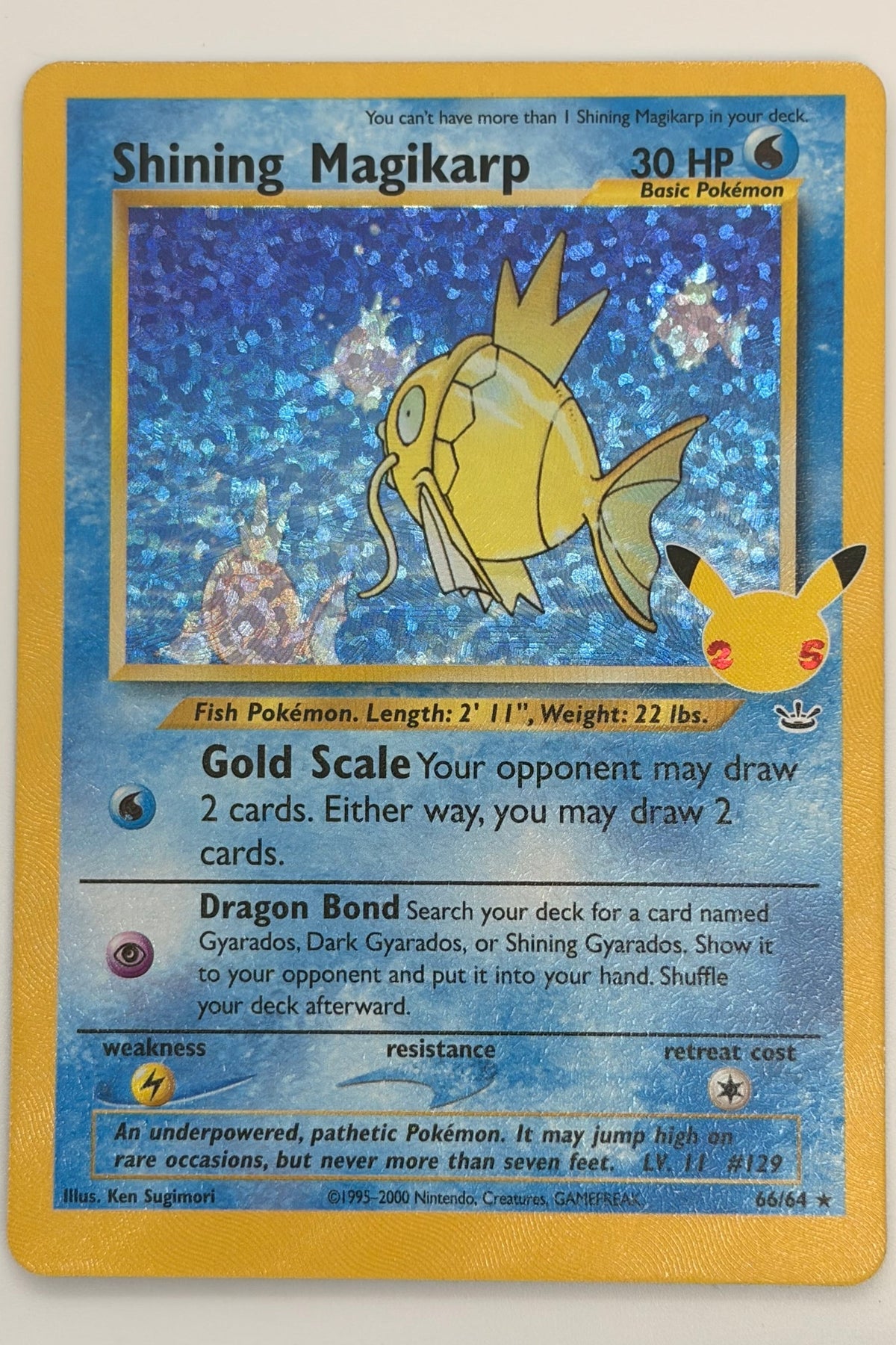 66/64 Shining Magikarp - Rare Secret