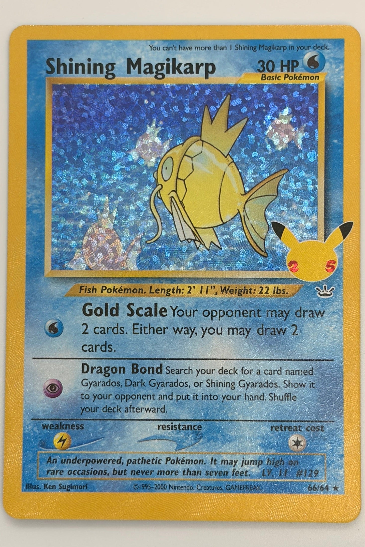66/64 Shining Magikarp - Rare Secret
