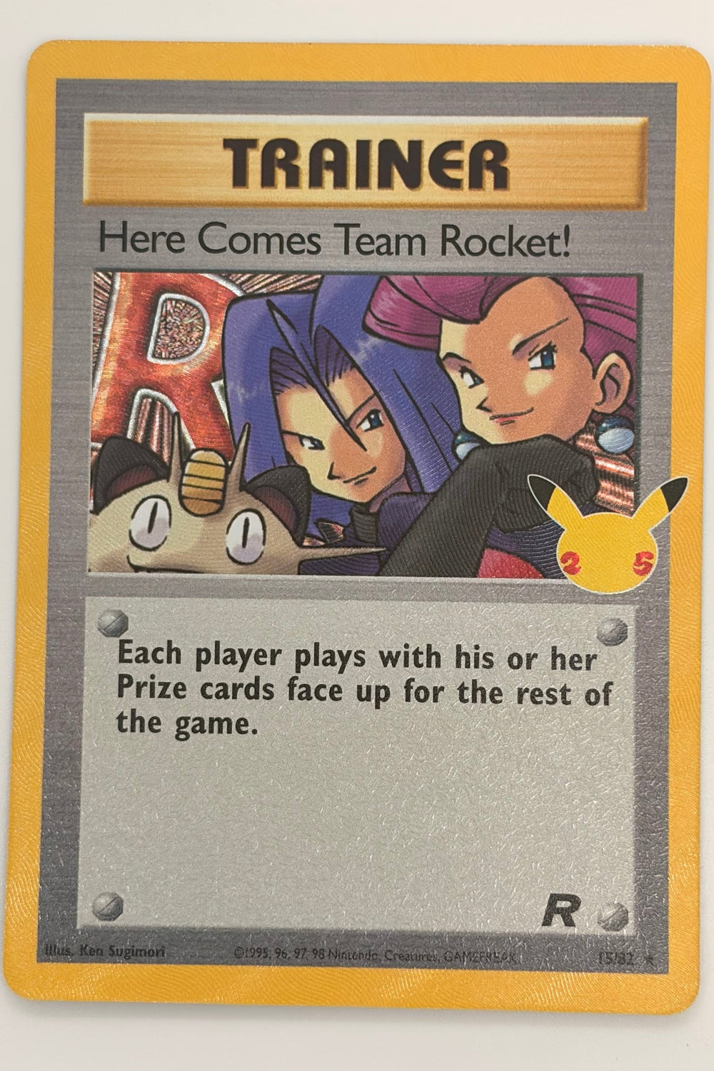 15/82 Here Comes Team Rocket! - Rare Holo