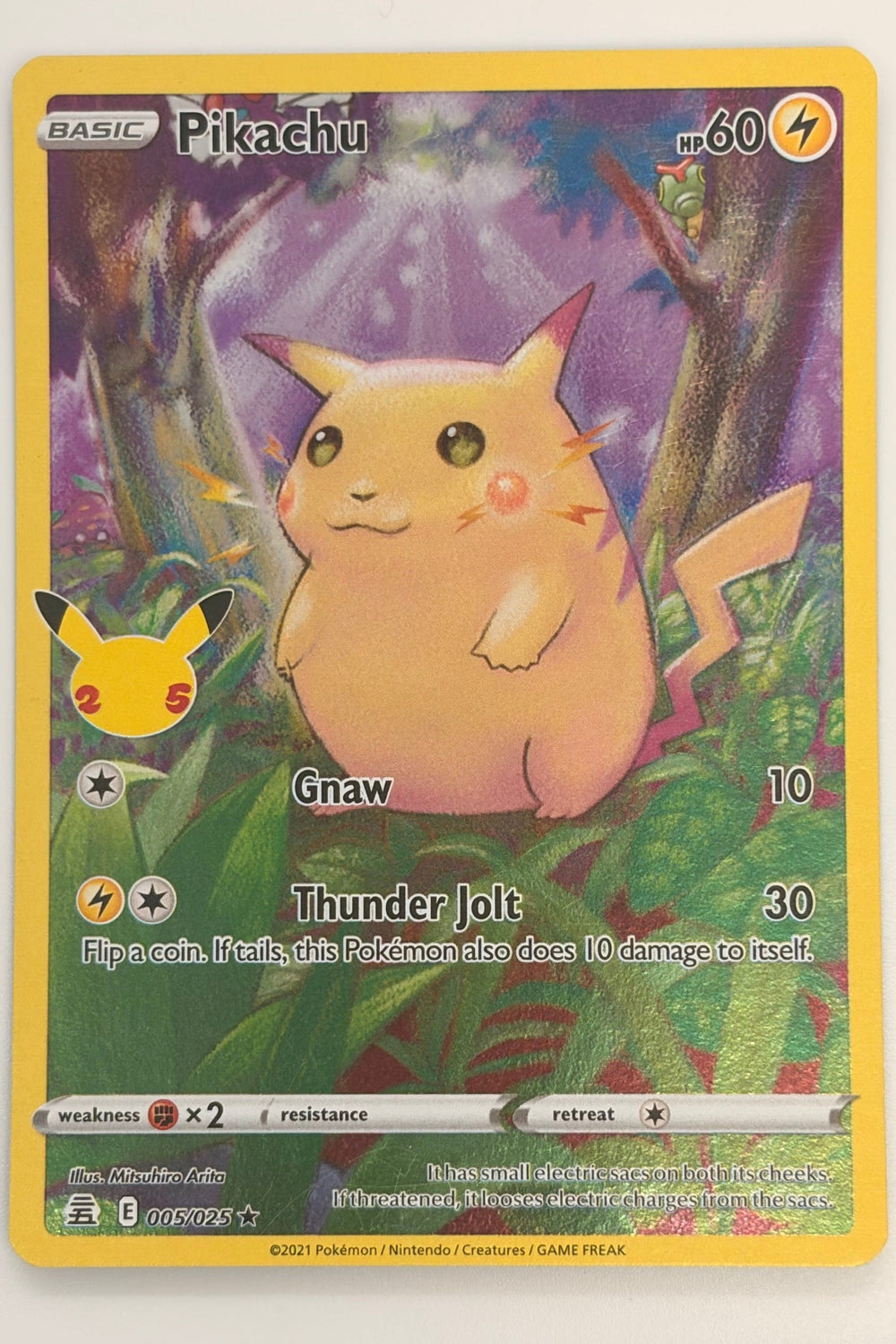 005/025 Pikachu - Rare Holo