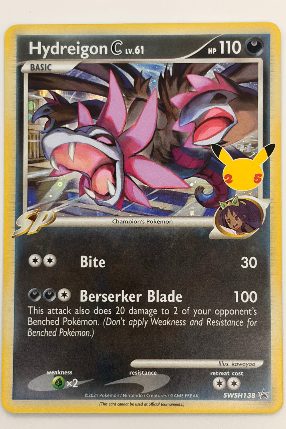 Hydreigon C lv.61 - SWSH138 SWSH Sword & Shield Promo NM