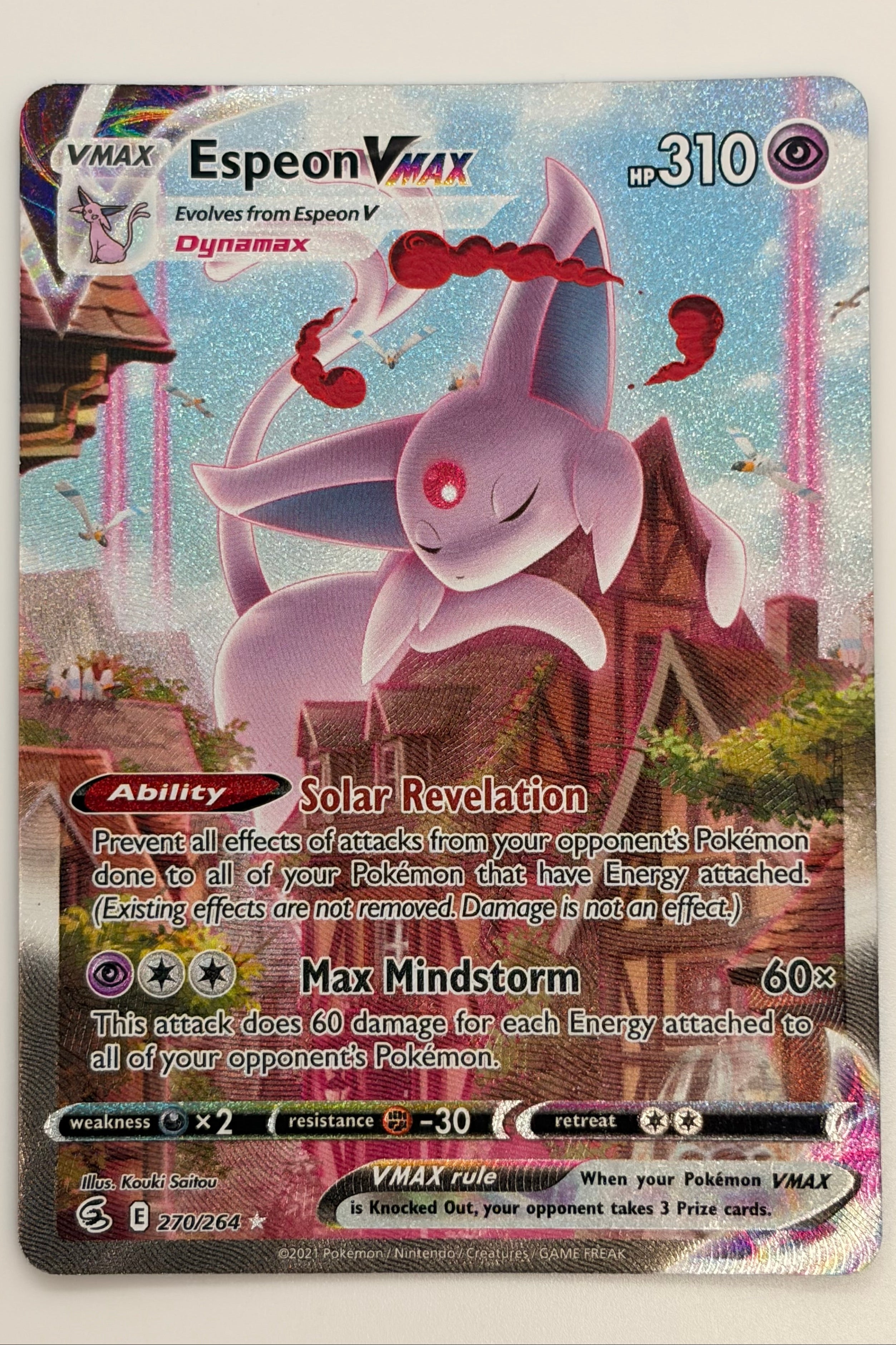 Espeon VMAX 270/264 Alt Art Fusion Strike