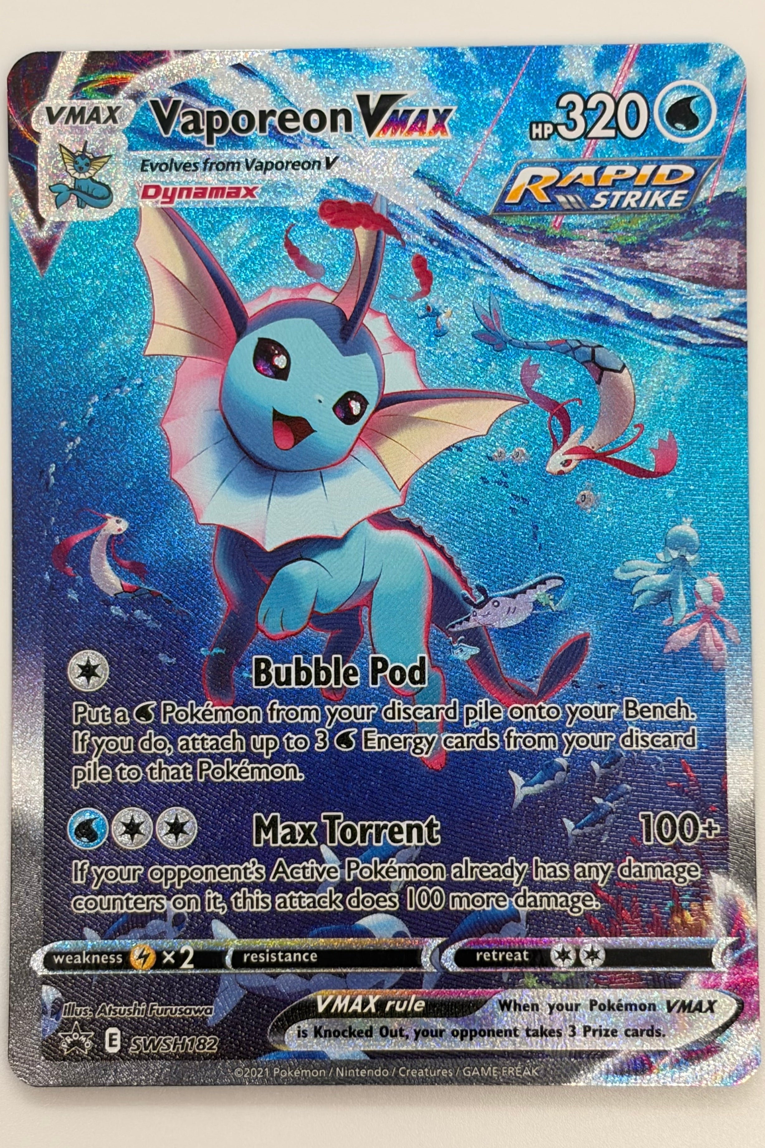Vaporeon Vmax SWSH182 Sword & Shield Promo
