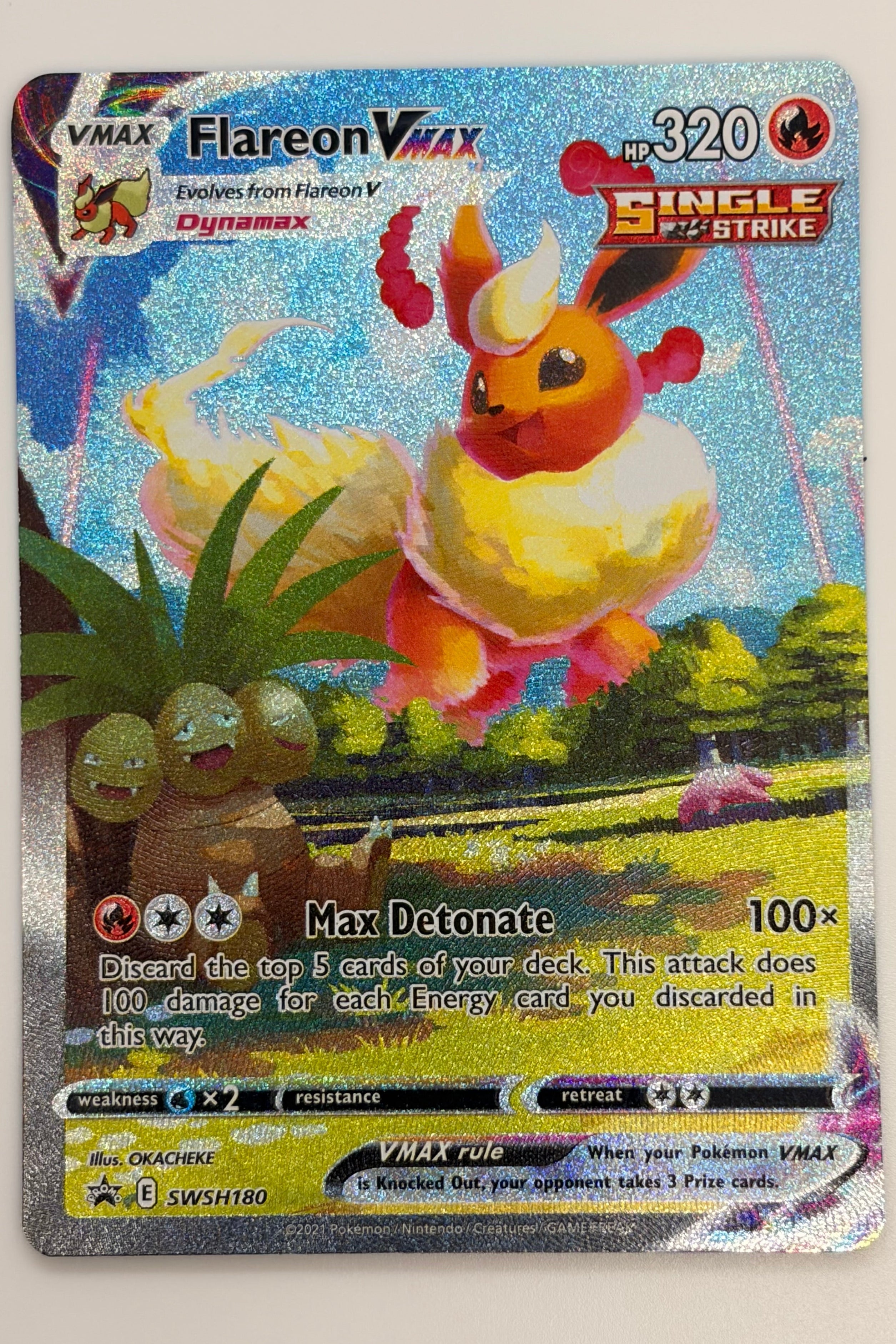 Flareon Vmax SWSH180 Sword & Shield Promo NM