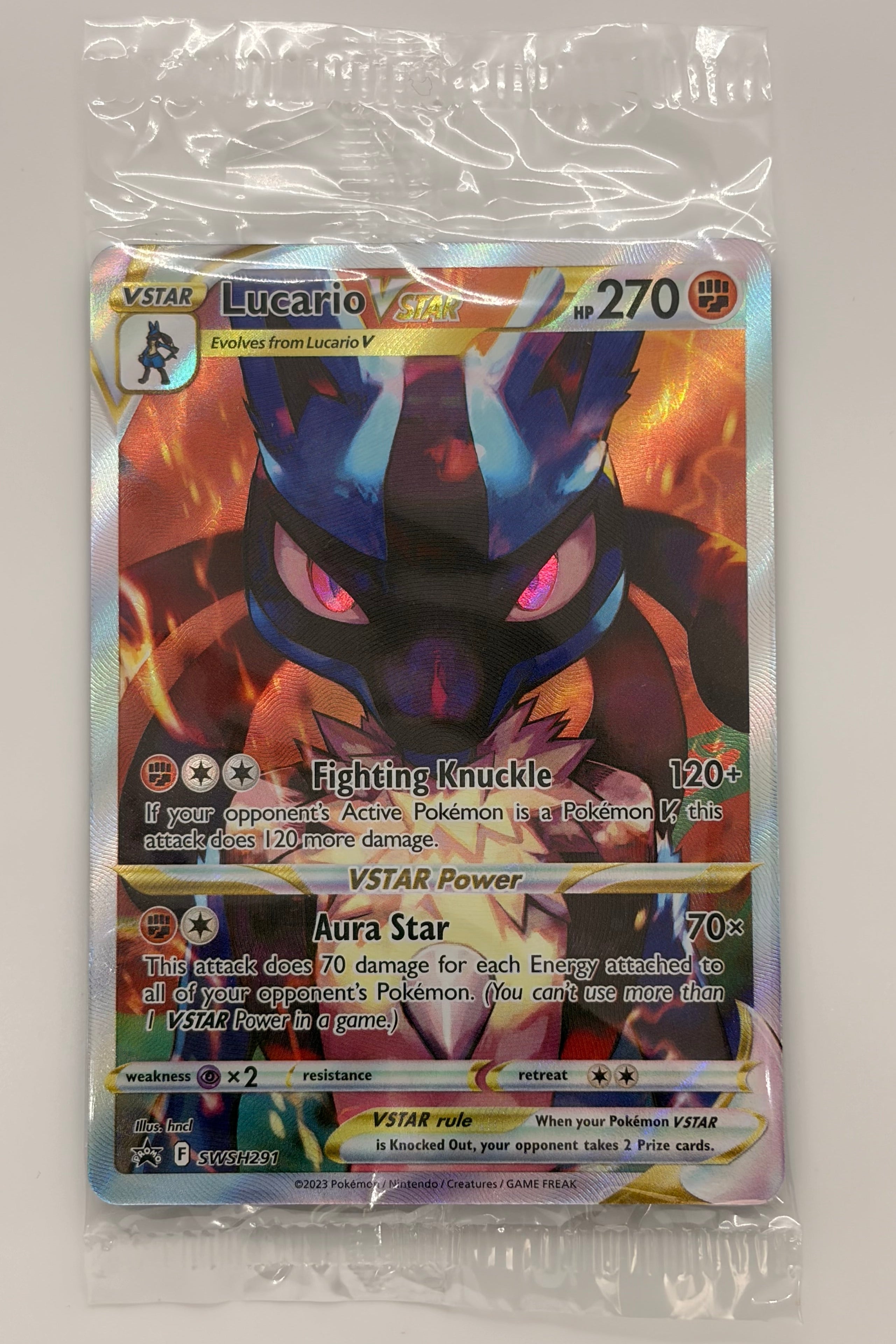Lucario Vstar SWSH291 Sword & Shield Promo Sealed NM