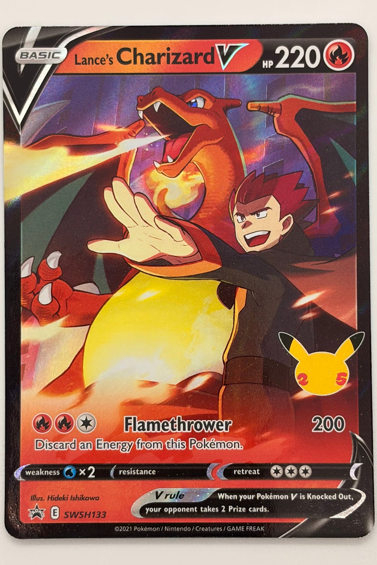 Lance's Charizard V SWSH133 Sword & Shield Promo NM