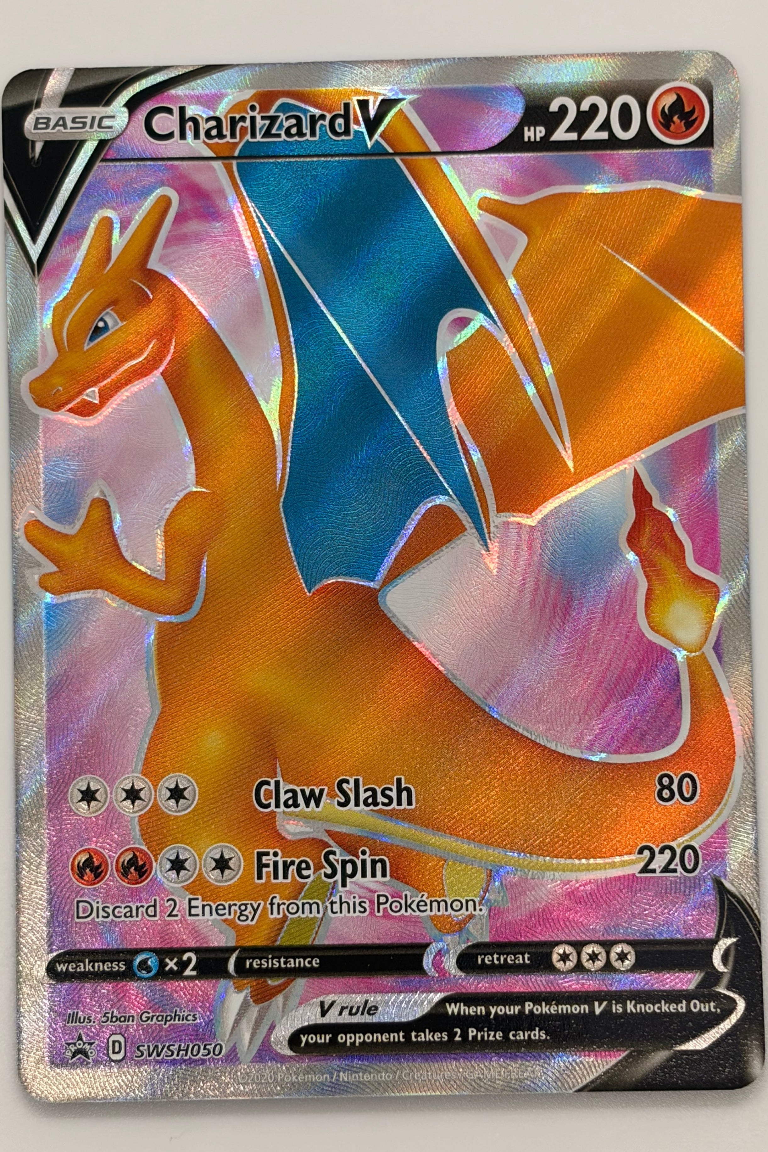 Charizard V SWSH050 Sword & Shield Promo NM