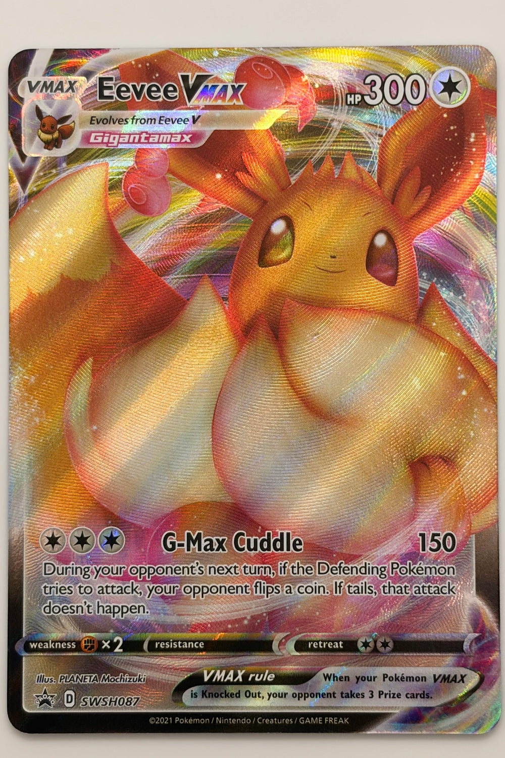 Eevee Vmax- SWSH087 - Black Star Promo NM