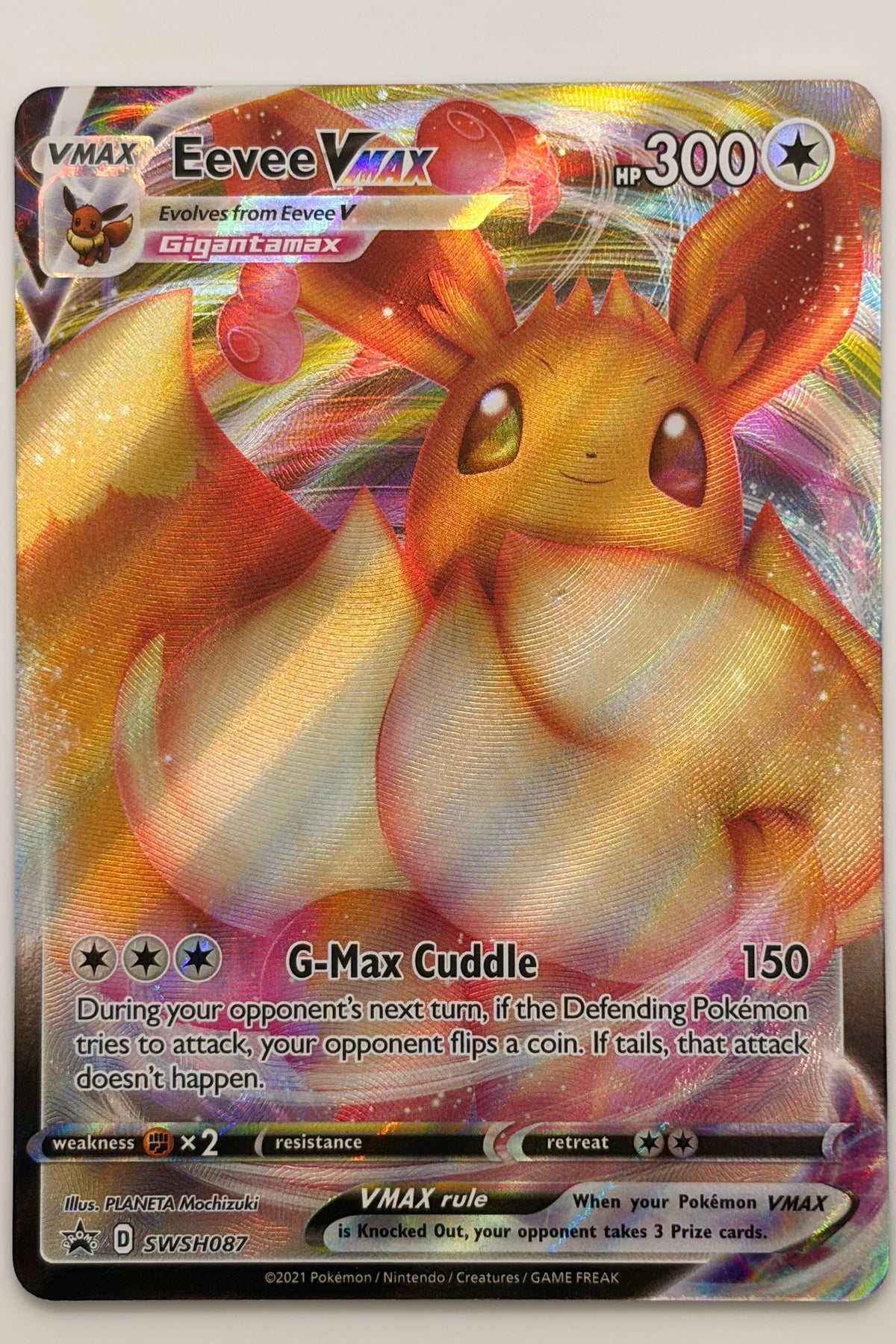 Eevee Vmax- SWSH087 - Black Star Promo NM