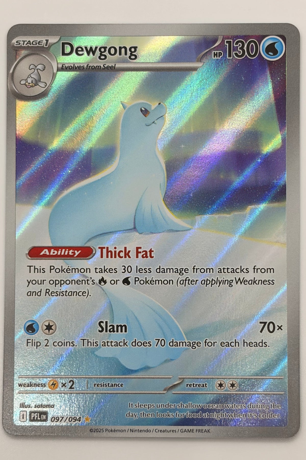 097/094 Dewgong - Illustration Rare