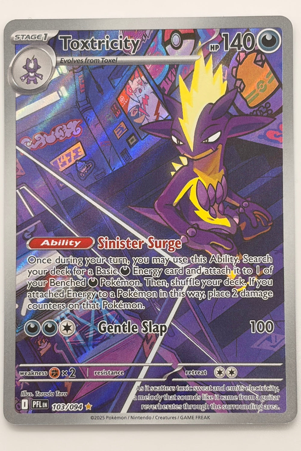 103/094 Toxtricity - Illustration Rare