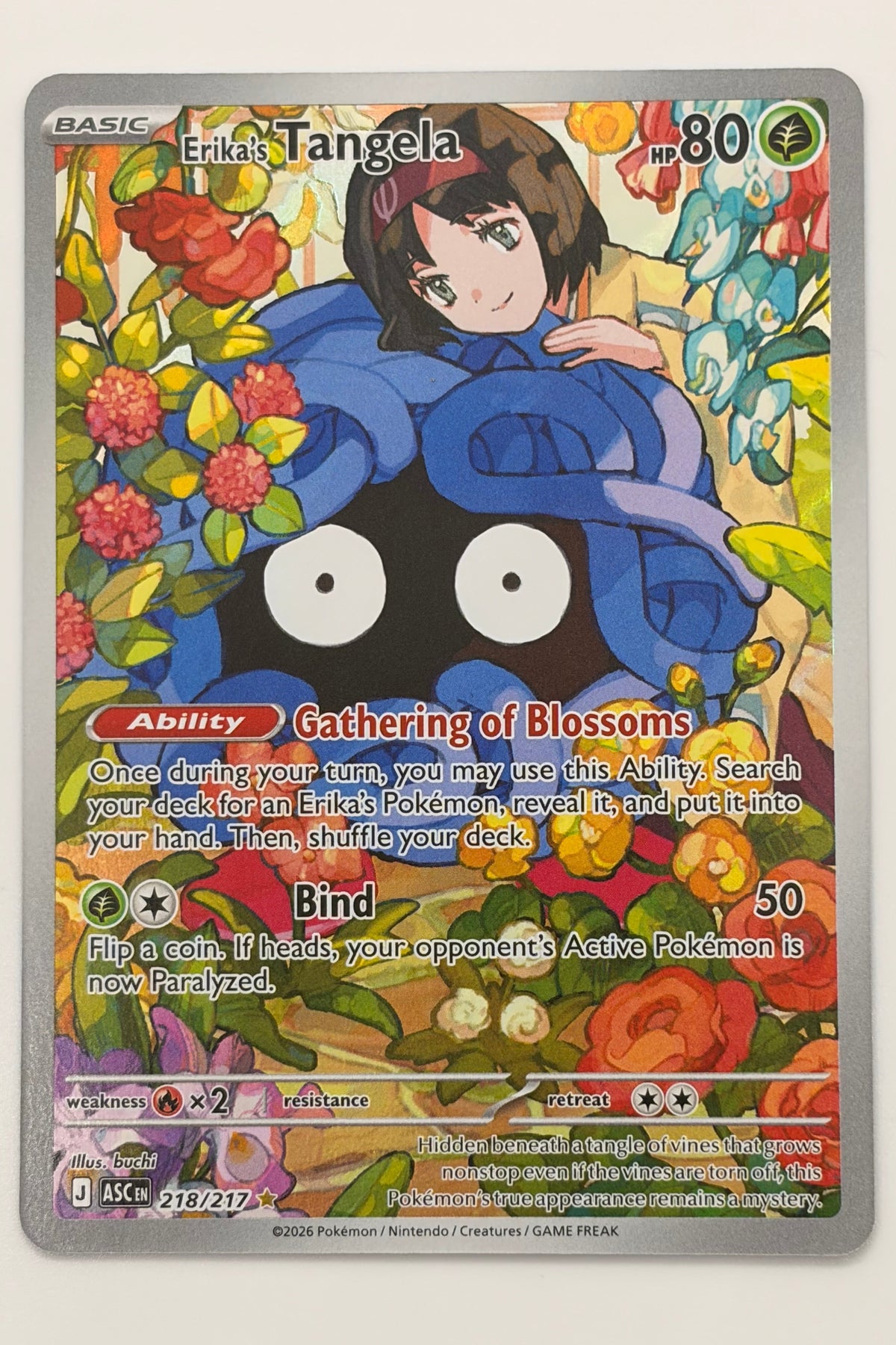 218/217 Erika's Tangela - Illustration Rare