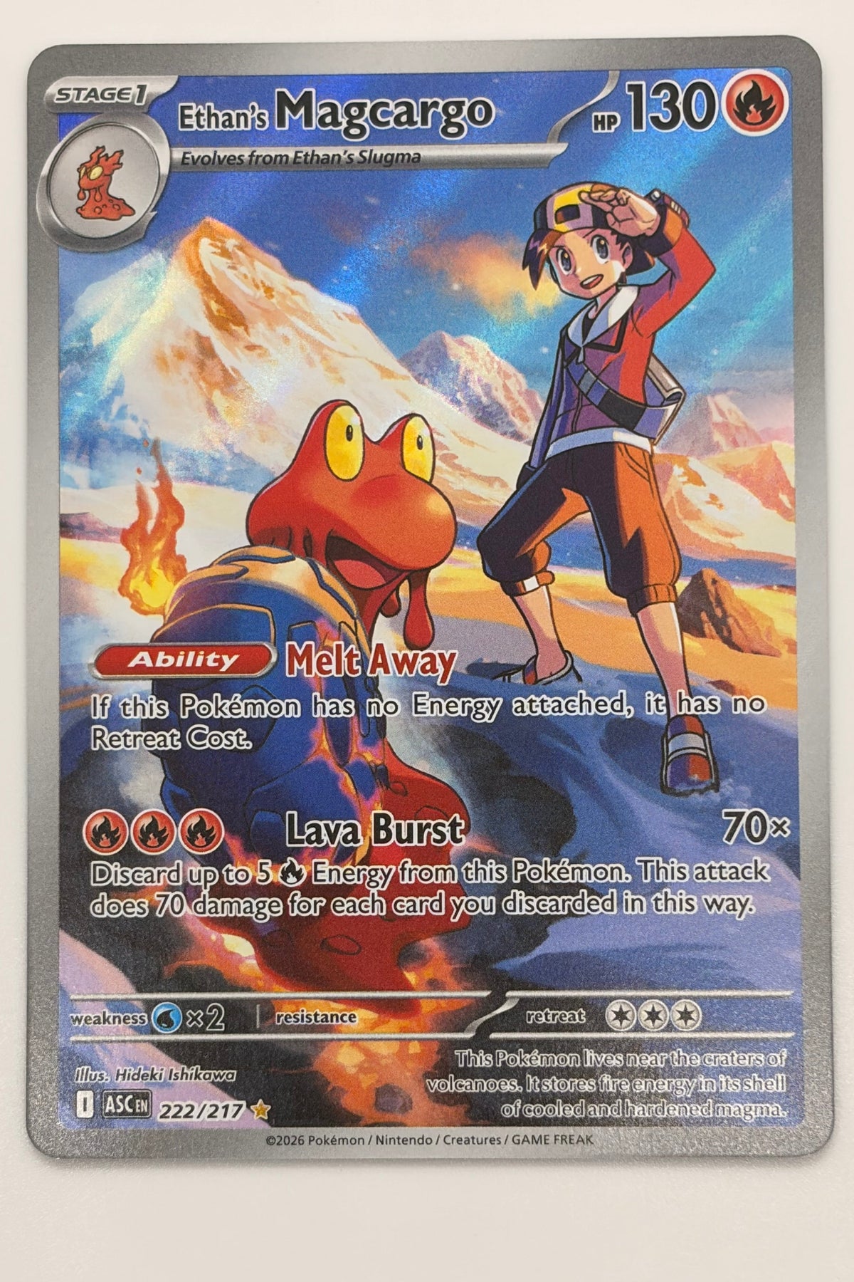 222/217 Ethan's Magcargo - Illustration Rare