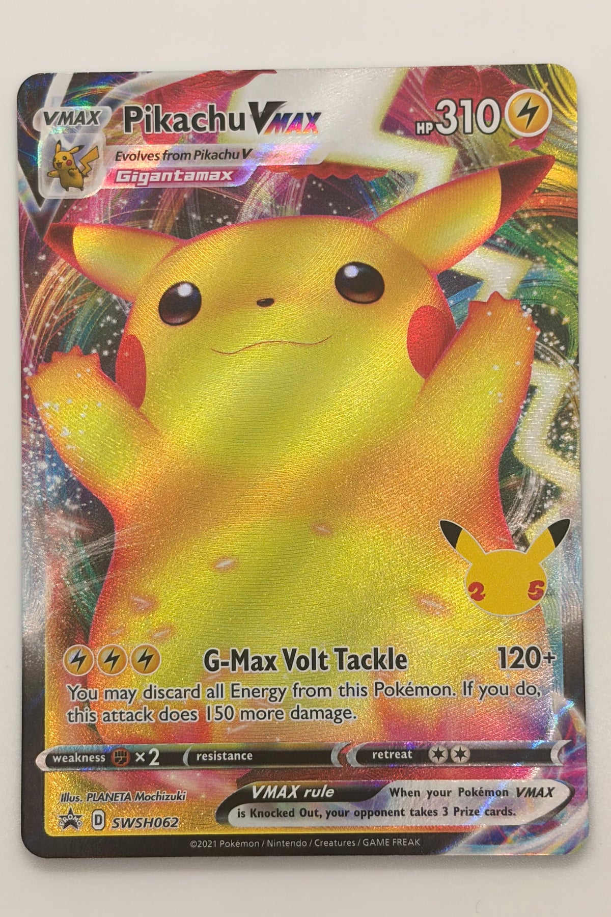 Pikachu Vmax SWSH062 Sword &amp; Shield Promo NM