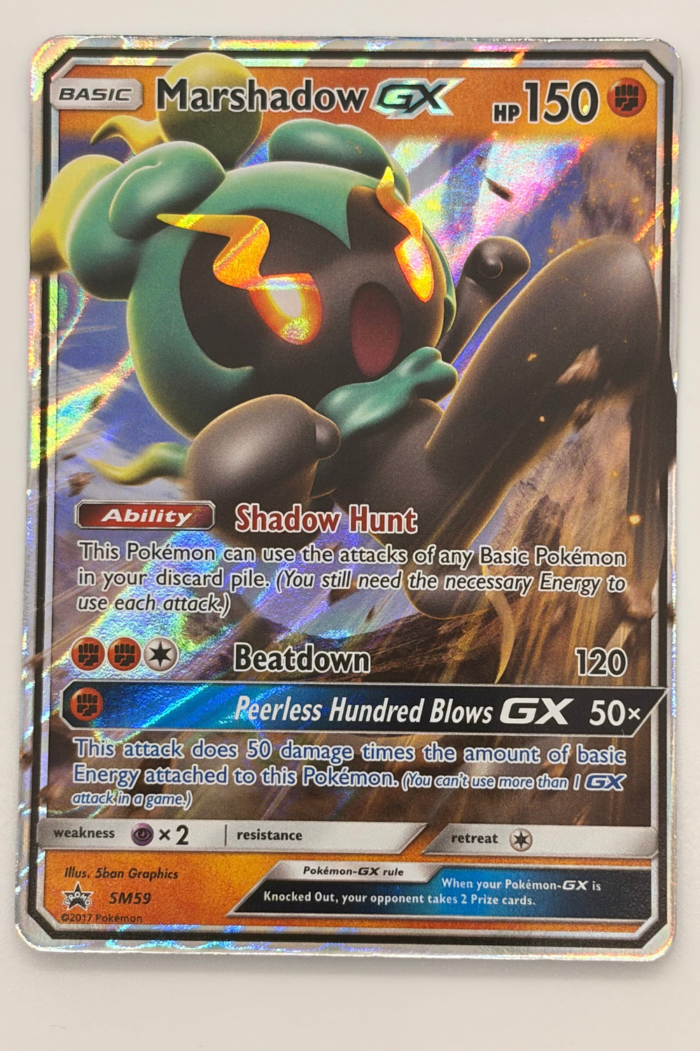 Marshadow GX SM59 Sun & Moon Promo NM