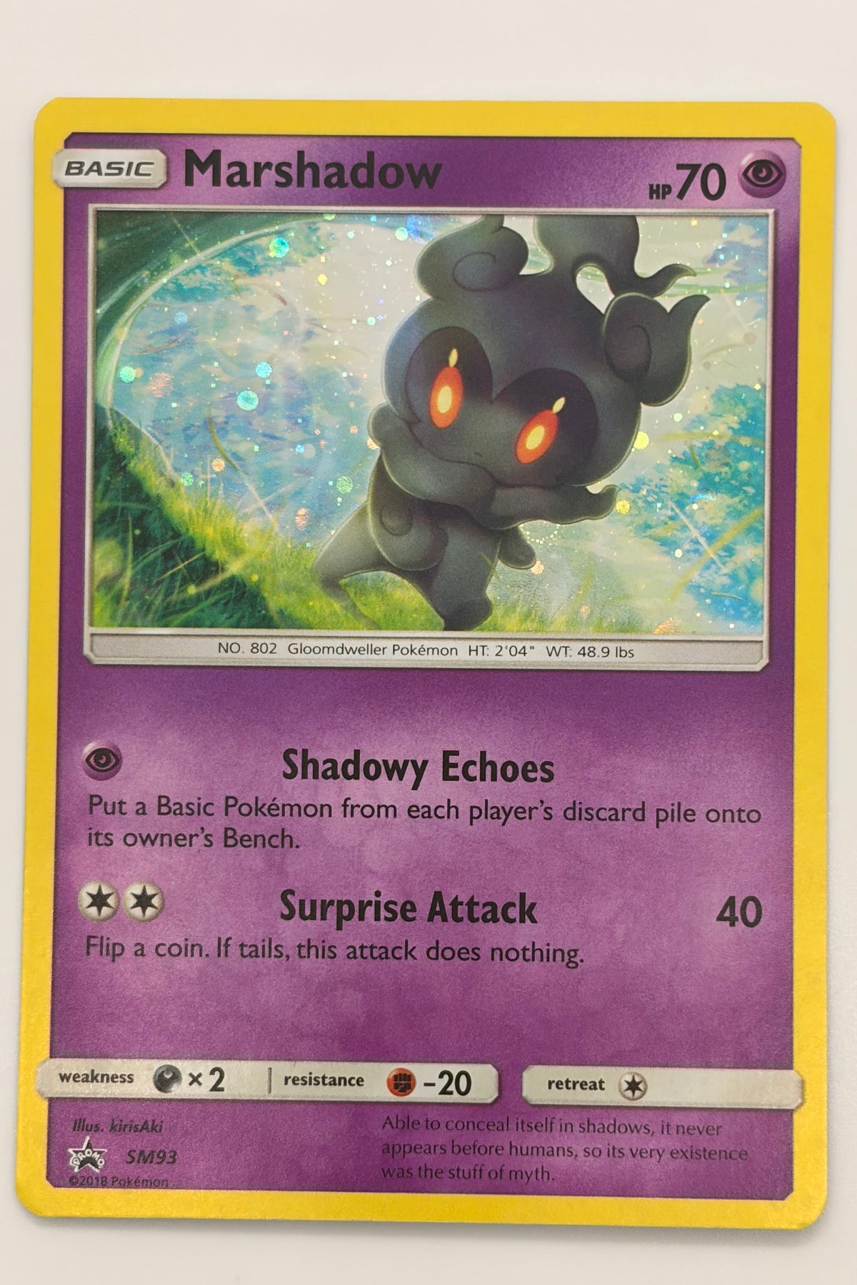 Marshadow SM93 Sun & Moon NM
