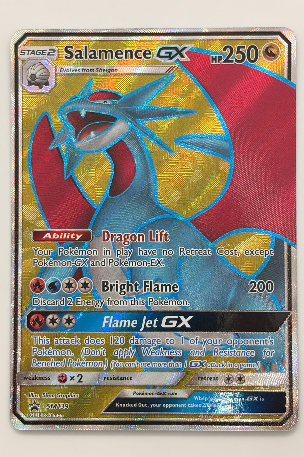 Salamence GX SM139 Sun & Moon Promo NM
