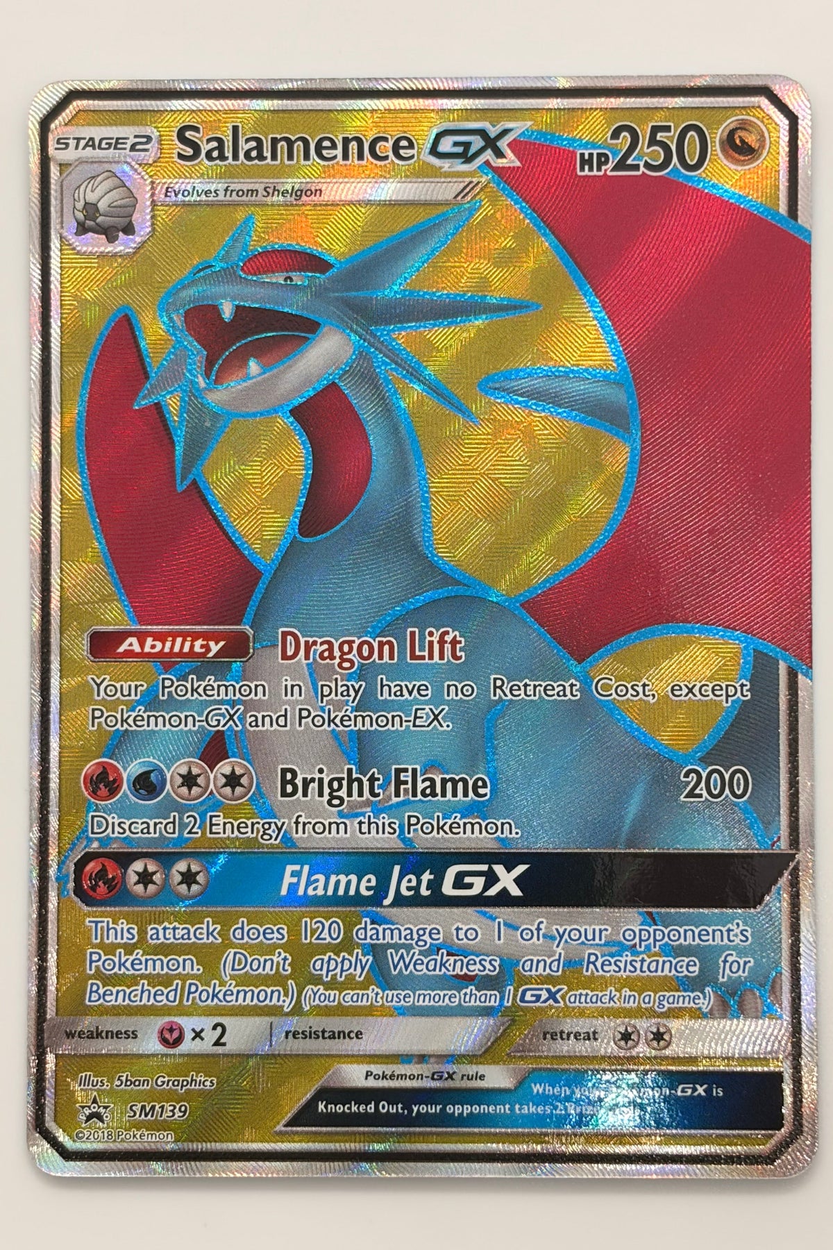Salamence GX SM139 Sun & Moon Promo NM