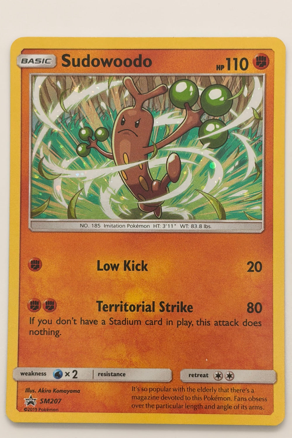 Sudowoodo SM207 Sun & Moon Promo NM