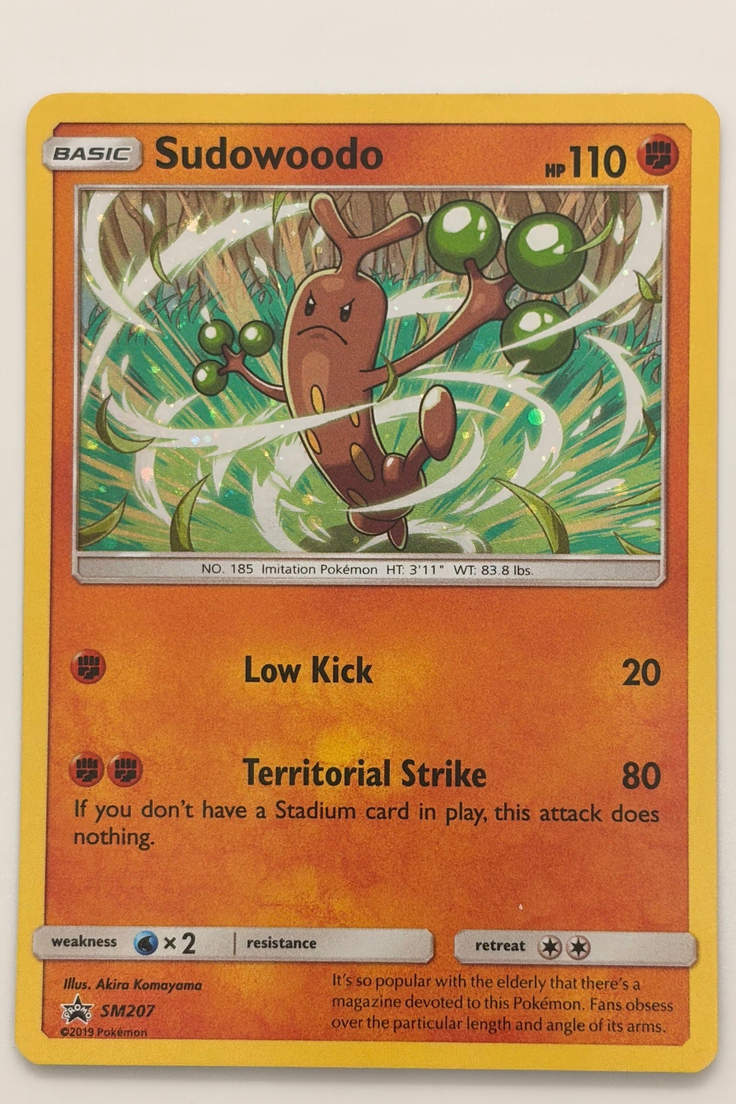 Sudowoodo SM207 Sun & Moon Promo NM