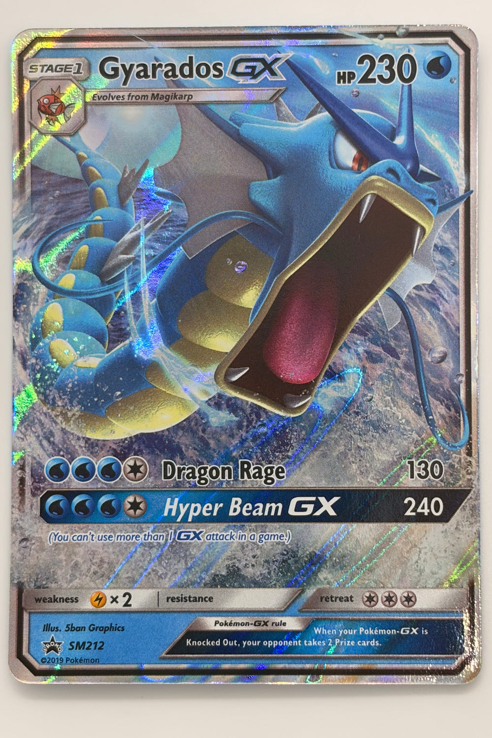Gyarados GX SM212 Sun & Moon Promo NM