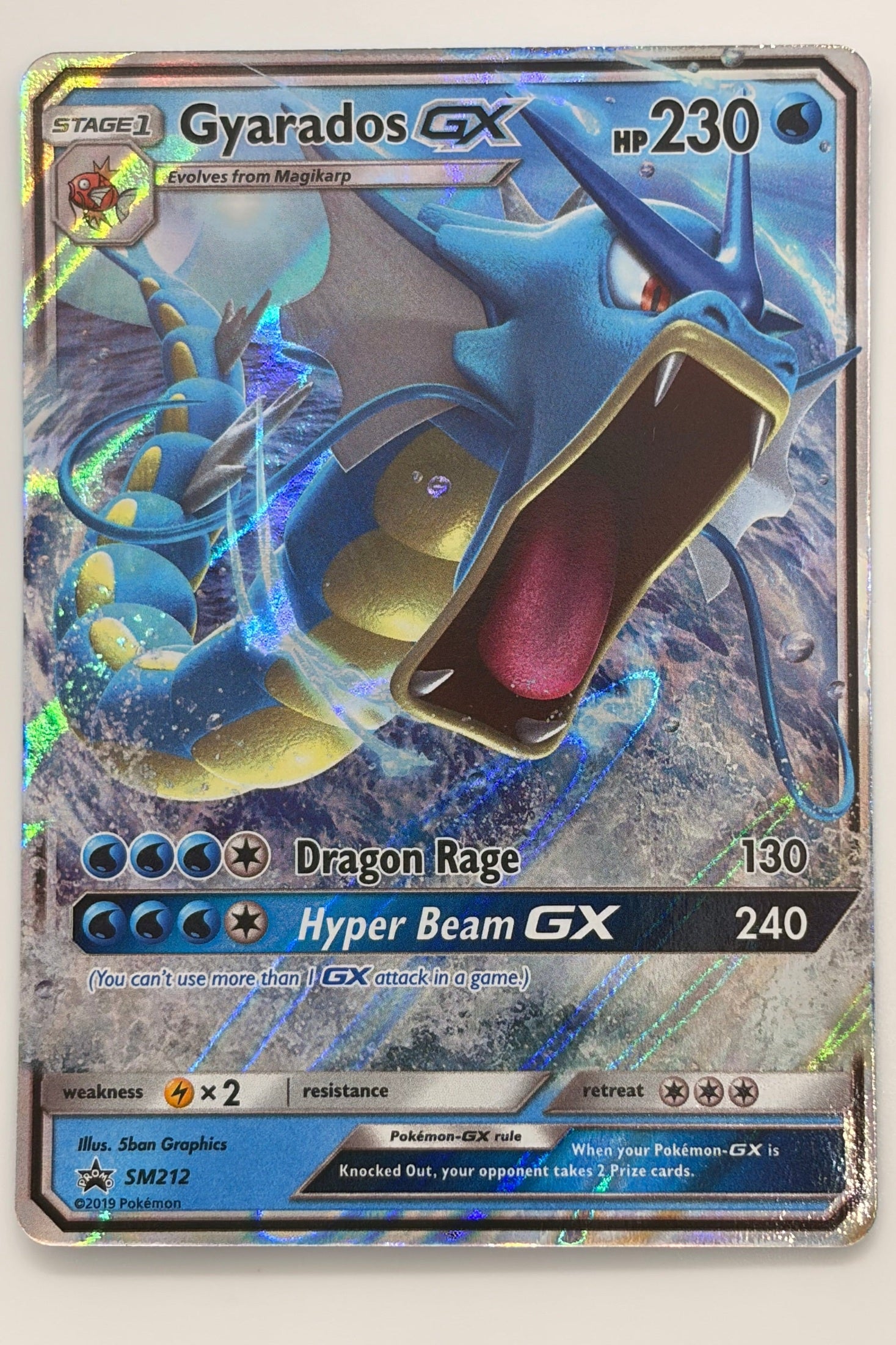 Gyarados GX SM212 Sun & Moon Promo NM