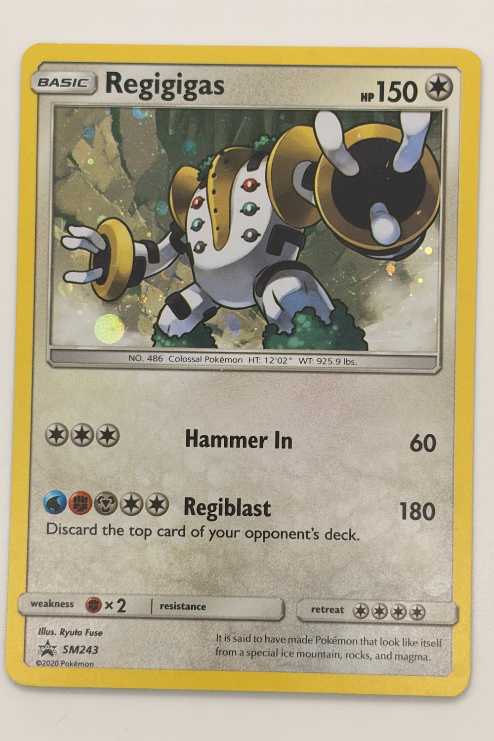 Regigigas SM243 Sun & Moon Promo NM