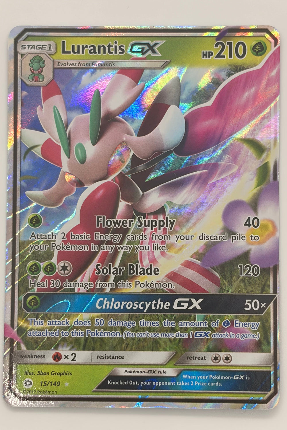 Lurantis GX 15/149 Sun & Moon Ultra Rare NM