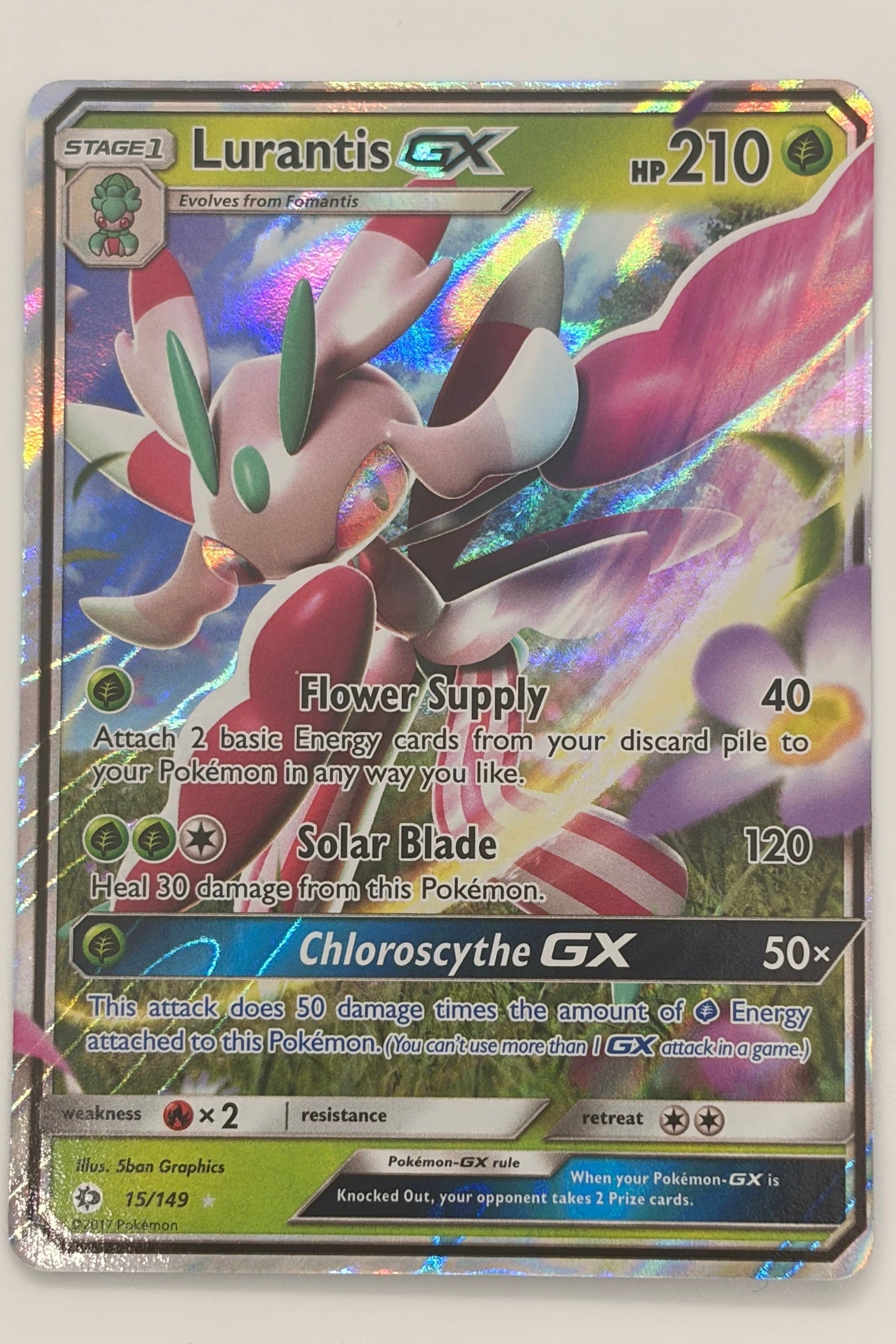 Lurantis GX 15/149 Sun & Moon Ultra Rare NM