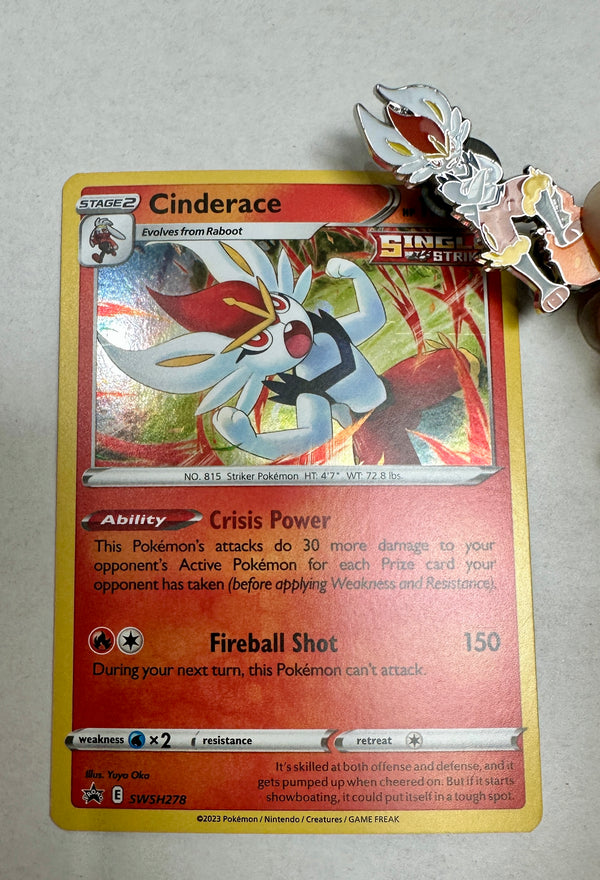 SWSH278 Cinderace - Card Bundle