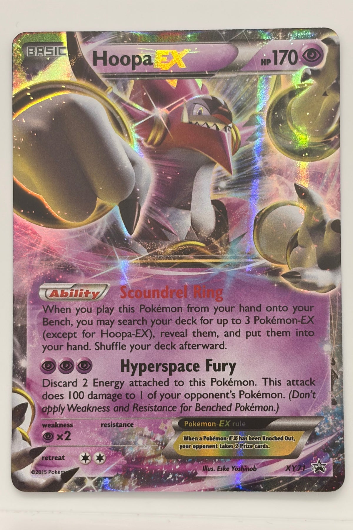 Hoopa EX XY71 XY Promo Ultra Rare LP
