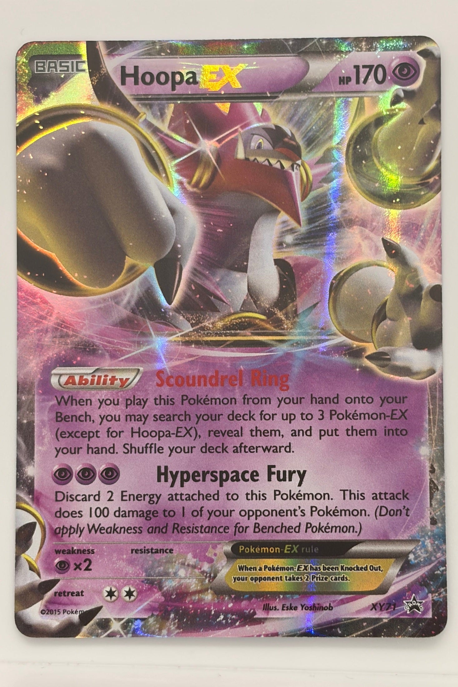 Hoopa EX XY71 XY Promo Ultra Rare LP