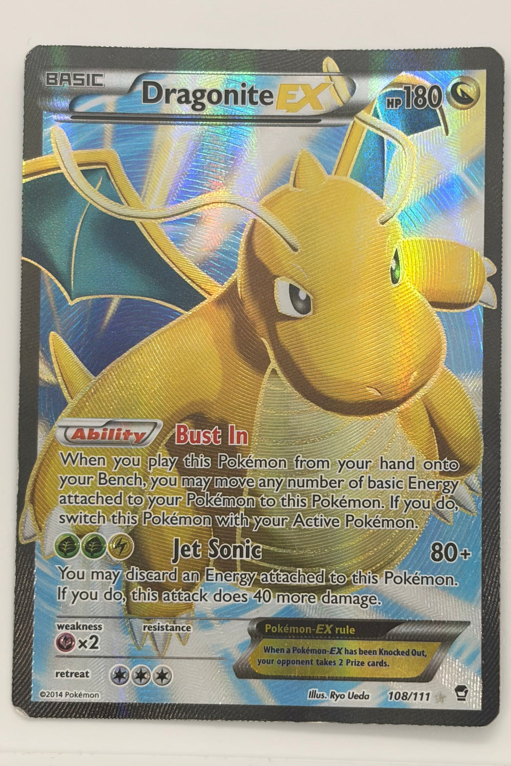 Dragonite EX 108/111 Ultra Rare XY Furious Fists HP